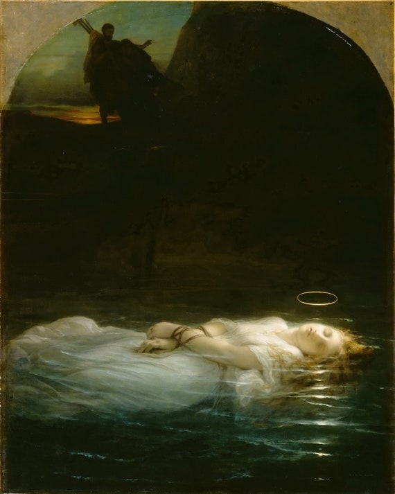 ポール・ドラローシュ - 若き殉教者 (1855) 手描き美術館品質の