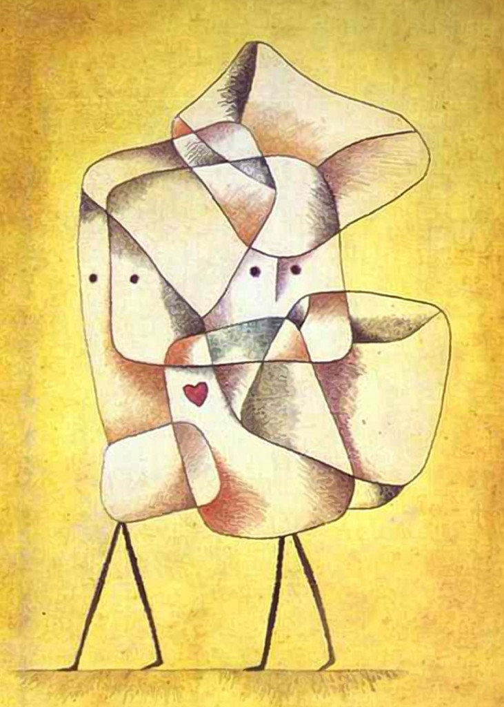 パウル・クレー：兄弟（1930年）美術館品質のロールド油絵複製