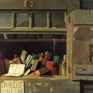 John Frederick Peto - Job Lot Cheap c1901-07 Museum Quality Rolled Oil Painting Reproduction (D4560)