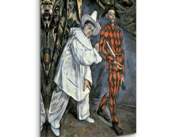 ポール・セザンヌ - ピエロとアルレクィン（マルディグラ）（1888