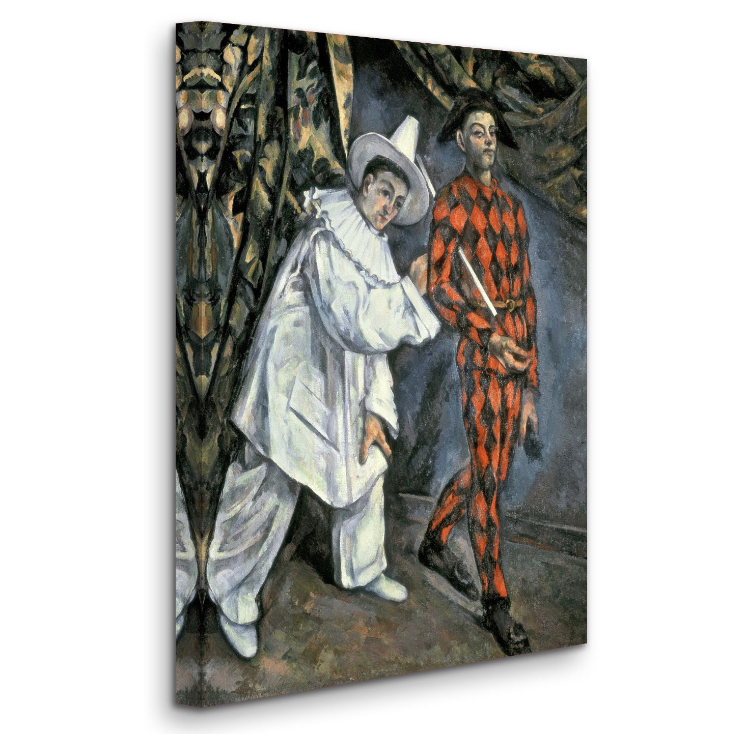 ポール・セザンヌ - ピエロとアルレクィン（マルディグラ