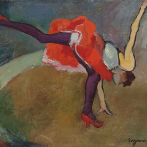 Suzanne Valadon - The Acrobat or The Wheel (L&#39; Acrobate ou La Roue) 1927 Museum Quality Rolled Oil Painting Reproduction (D5060)