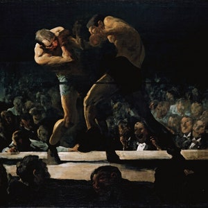 George Bellows - Club Night 1907, reproductie van olieverfschilderijen van museumkwaliteit (D5060)