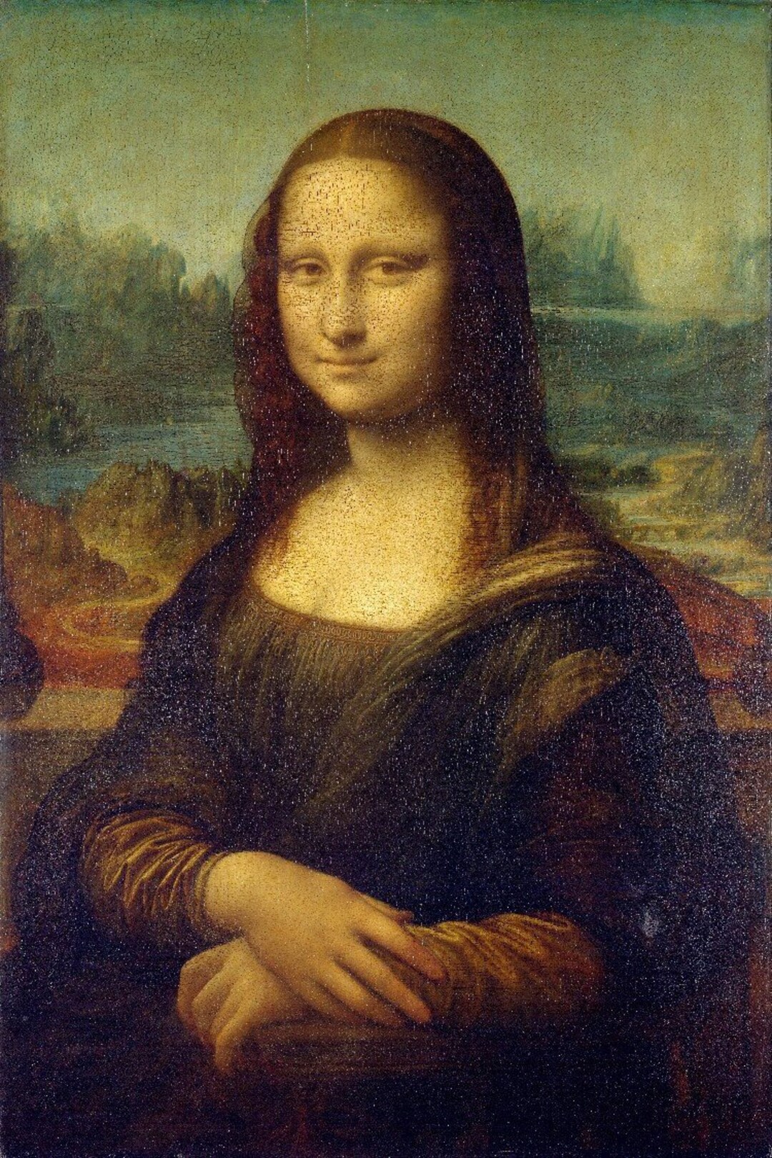 モナリザ レオナルドダ・ヴィンチ複製画油彩です レオナルド ダ ヴィンチ モナリザ ロールド 油絵 美術館品質複製