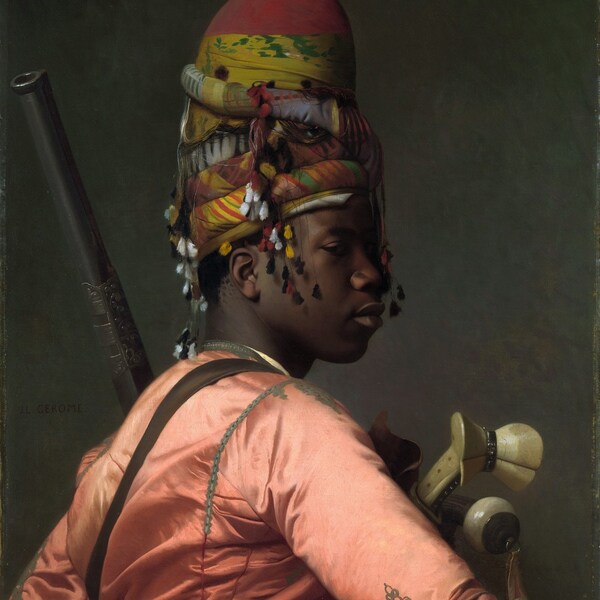 Jean-Léon Gérôme - Bashi-Bazouk (1868-69) Handgemalt Museum Qualität Ölgemälde Reproduktion (D6050)