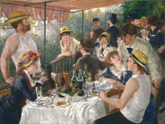 ピエール＝オーギュスト・ルノワール - 舟遊びをする人々の昼食 1880