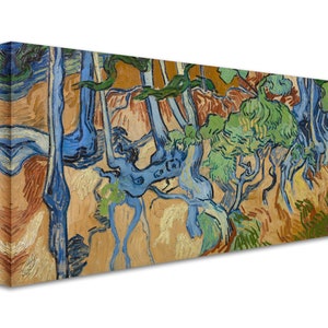 Tree With Roots Painting Vincent Van Gogh - Tree Roots 1890 Museum Quality Rolled Oil Painting ...