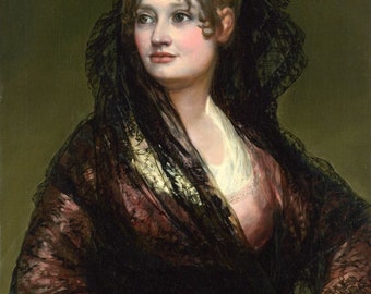 フランシスコ・ゴヤ、ドニャ・イサベル・デ・ポルセルの肖像 1806年