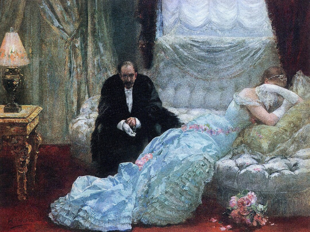 Henri Gervex (1852–1929) - Return From the Ball, Museum Quality