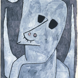 Paul Klee - Angel Applicant (1939) Museum Quality Rolled Oil Painting Reproduction (D6040)