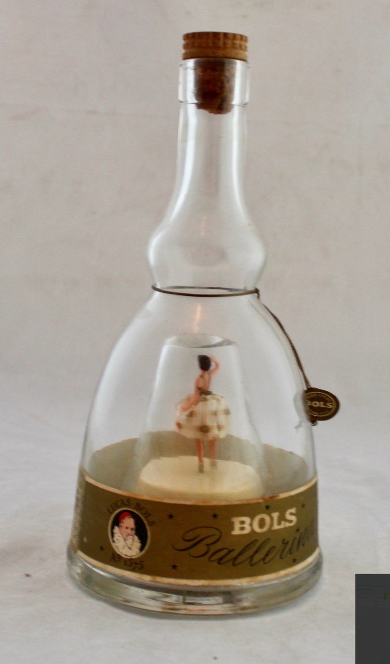 Vintage Bols Ballerina Liqueur Bottle with Dancing Ballerina Etsy