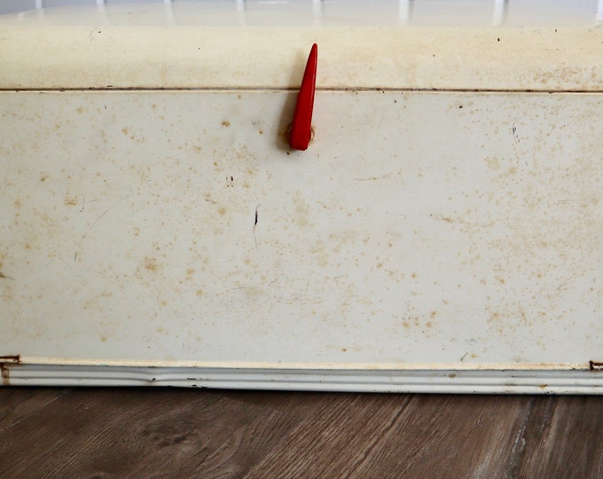 Vintage Kreamer Cream Tin Bread Box Etsy