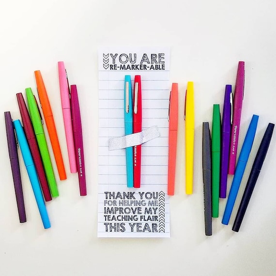 Teacher Appreciation FLAIR PENS by Stations Creations and Appreciations