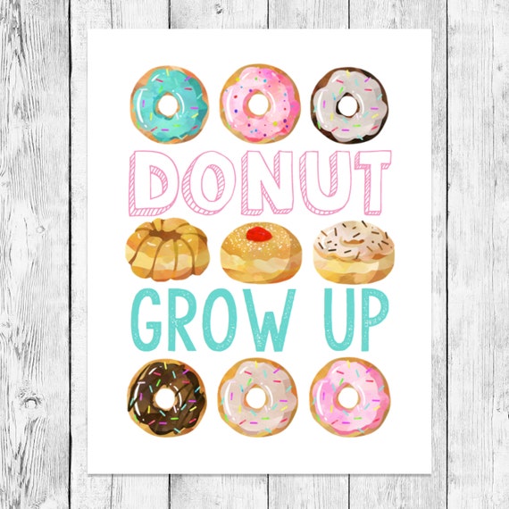 donut-grow-up-doughnut-party-pun-word-art-printable-first-etsy