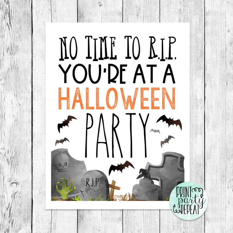 HALLOWEEN Pun Word Art/ Spooky Party Printables/ Haunted Etsy UK