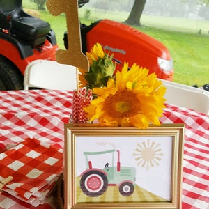 Barnyard Party Printable Set/ Cow Rooster Chick Farm Animal Birthday ...