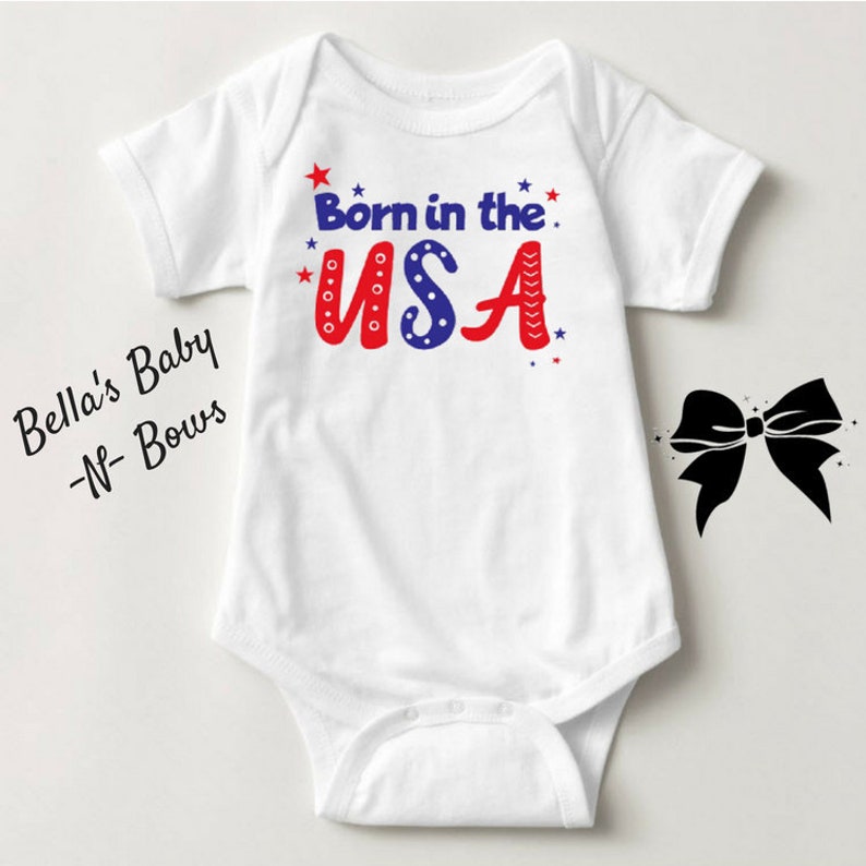 born in the usa onesie