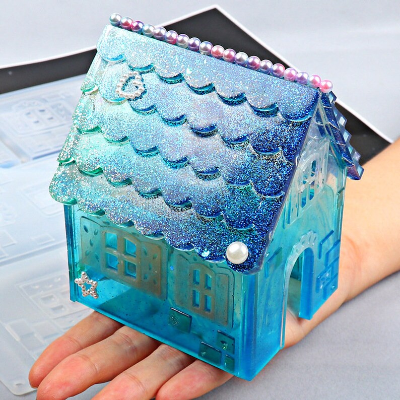 House Shape Silicon Mold DIY Silicone Mold Resin Silicon Etsy