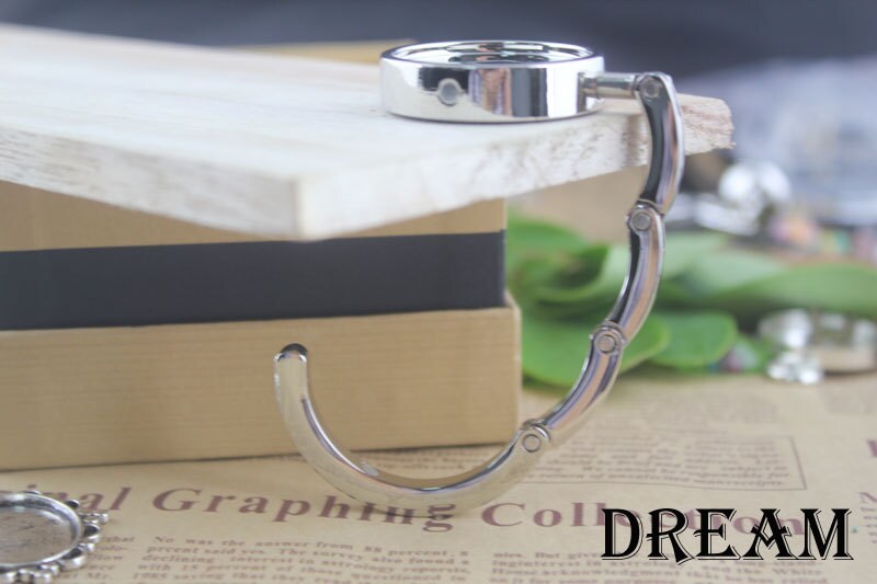 Bag Hanger Hook Purse Hook Blank 25mm Round Crystal Purse Etsy