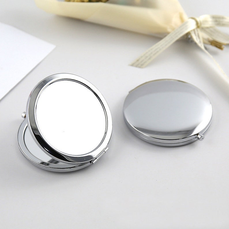 Personalized Compact Mirror Blank Photo Frame Pocket Mirror - Etsy