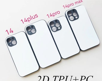 5er-Pack Sublimationshüllen für Handys | Weiche TPU+PC Handyhülle mit Aluminiumeinsätzen für das iPhone 7 bis iPhone 14