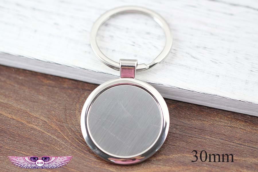 Coin Holder 25/27/30/40 Mm Diameter Coins Keyring Alloy Keychain