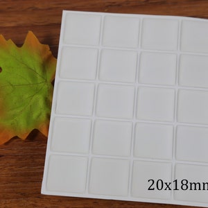 scrabble tile Clear Round Epoxy Stickers, rectangle epoxy sticker, scrabble epoxy sticker