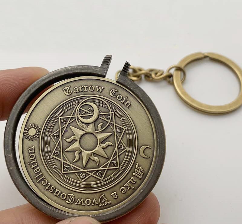 5pack Coin Holder - Coin Keychain - Metal Coin Keyrings Holder for 20mm ...