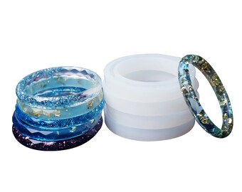 Bangle Silicon Mold - Flexible Resin Mold - Bracelet Gem Mold - DIY Jewelry Epoxy Mold - Rhombic Bracelet Mold  - Resin Bangle Mold