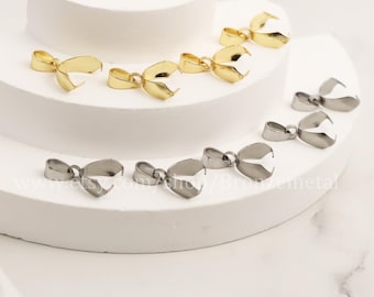 Pinch Bails - Ice Pick Bails - Stainless Steel Pendant Bails Clasps - Charm Pendant Connector - Surgical Free Bails - N sizes