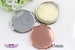 Compact Mirrors Blanks - Pocket Mirror DIY - Customize 65mm Glass Mirror - Silver Gold Rose Gold - Epoxy Cover in option 