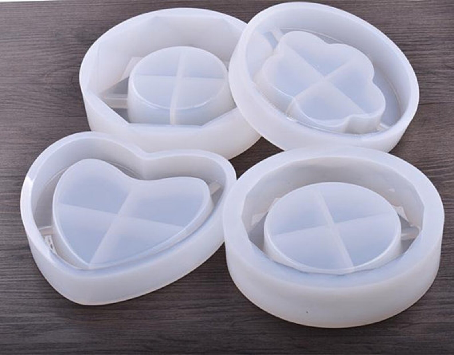 Ashtray Silicone Mold Resin Mold Round Ashtray Mold for Etsy