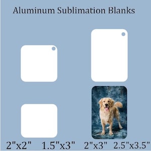 20pcs Keychain Sublimation Aluminum Disk Plate for Blanks - Double Side Sublimation Blanks, Customised Playing Card Size Sublimation Blanks
