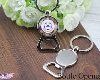 Blank Bottle Opener Key Chain - Bezel Beer Opener - Key Fob - Flask  Opener - Custom Bottle Opener Setting - Cabochon Epoxy Decrowner