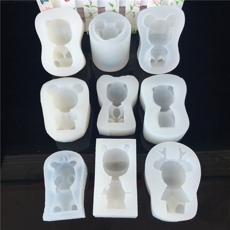 Bear Silicone Mold Wax Casting Mold Aromatherapy Mold Etsy