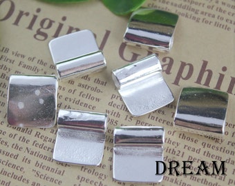 17x15mm Large flat bails-Glue on Bails-Pendant and Scrabble Bails