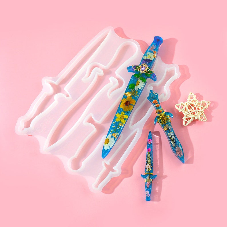 Dagger Resin Mold Epoxy Sword and Axe Molds for Resin Casting Etsy