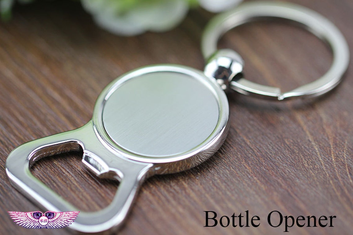 Blank Bottle Opener Key Chain Bezel Beer Opener Key Fob Etsy UK