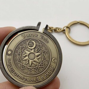5pack Coin Holder - Coin Keychain - Metal Coin Keyrings Holder for 20mm ...