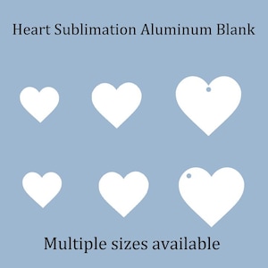 20 Stück Herz Sublimations Aluminium Disk Platte für Rohlinge, Sublimationsrohlinge, Herz Sublimationsanhänger, Sublimationsschmuck