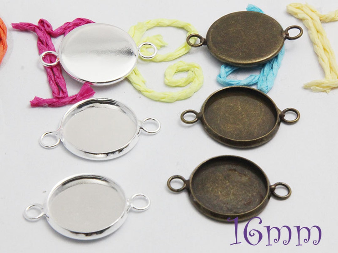 16mm Connector Links, Earring Dangle or Charm Links. 16mm. Great for ...