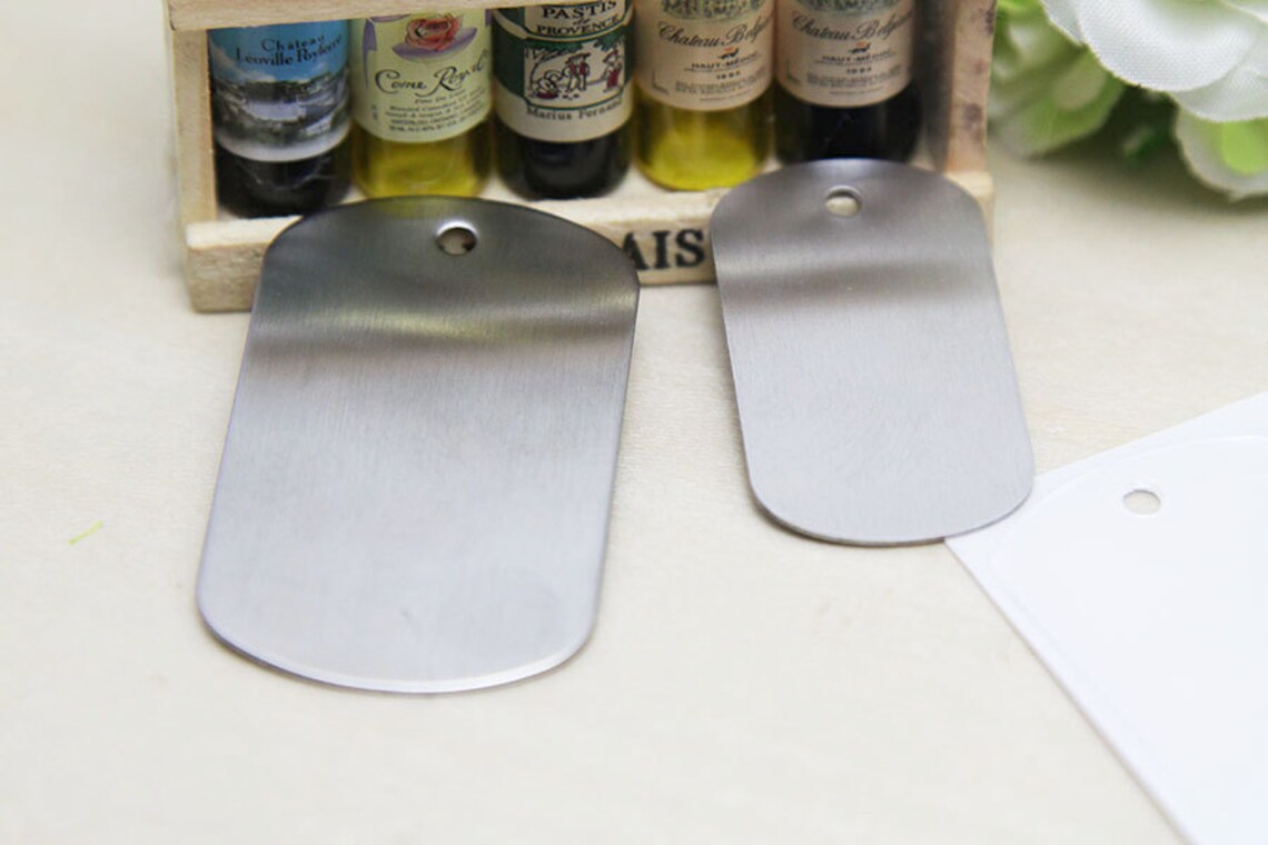 Mini Dog Tags Blanks Military DogTag Epoxy Small Dog Tag Etsy