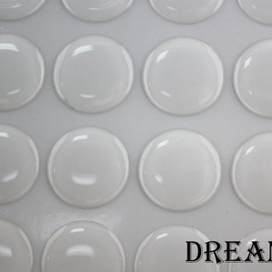 1inch Clear Round Epoxy Stickers, domed epoxy stickers 25.4mm Bottle caps Epoxy Stickers 1inch Resin Epoxy Dots image 2