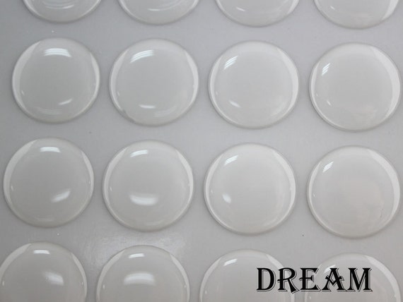 Round Resin Domes Dots Bottle Cap Adhesive Circle Epoxy Stickers