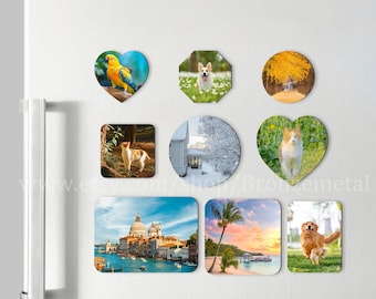 Magnete per sublimazione, vuoto per frigorifero, magneti per sublimazione, vuoto per sublimazione, magneti rotondi, foto per magnete per frigorifero a sublimazione