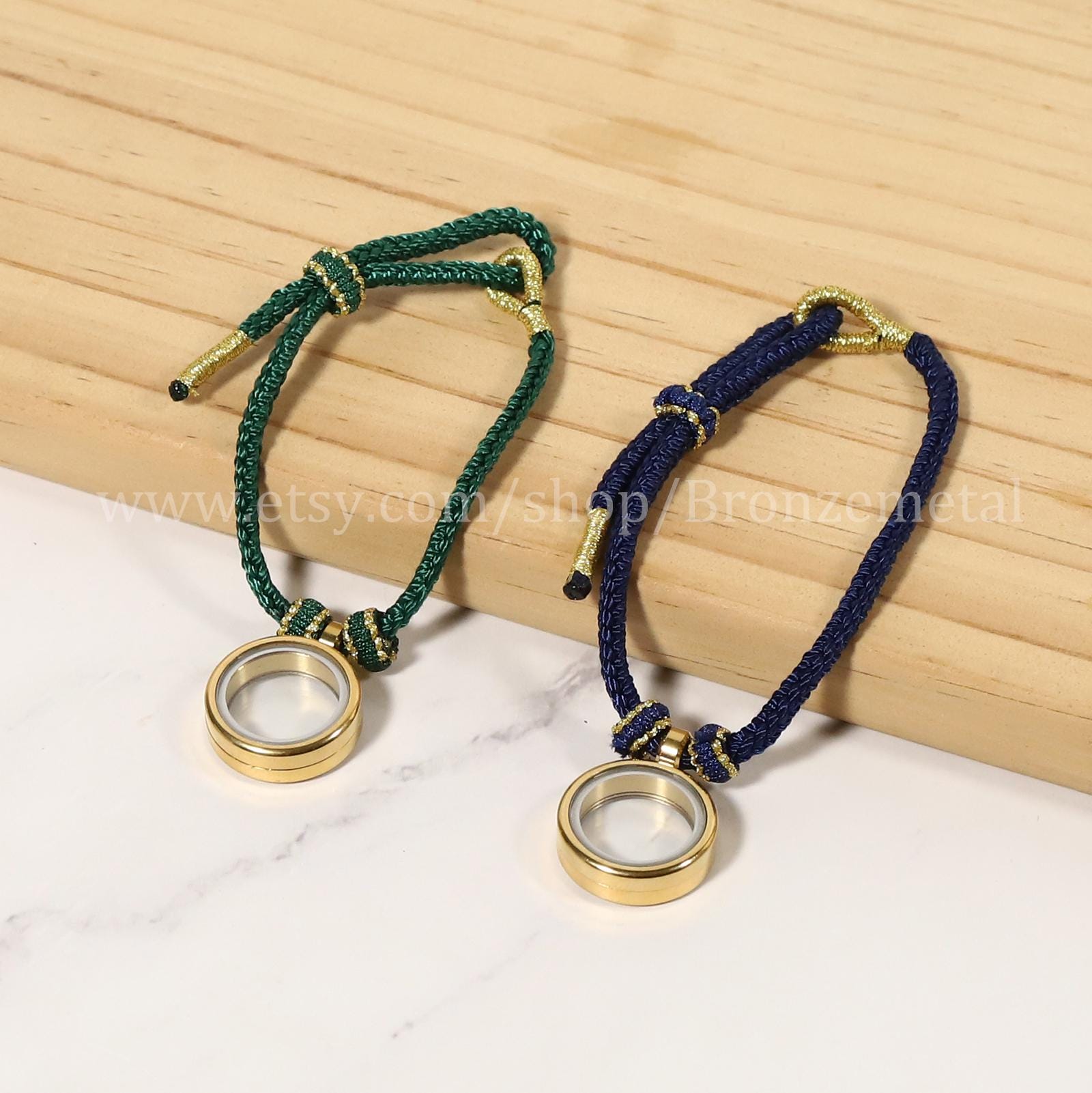 Glass Locket Bracelet, Floating Locket, Adjsutable Memory Locket Bangle ...