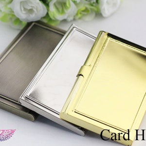 Boîte pour cartes de visite à faire soi-même - Récipient pour cartes de visite vierges - Étui pour cartes photo - Porte-cartes de visite avec cadre - Récipient pour cartes de visite CH001