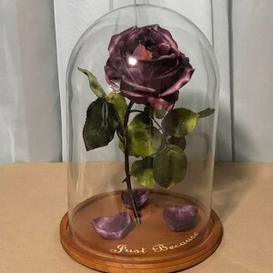 FREE ENGRAVING Beauty and the Beast Rose Large image 5