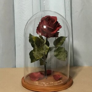 FREE ENGRAVING Beauty and the Beast Rose Large image 4