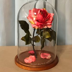 FREE ENGRAVING Beauty and the Beast Rose Large image 6